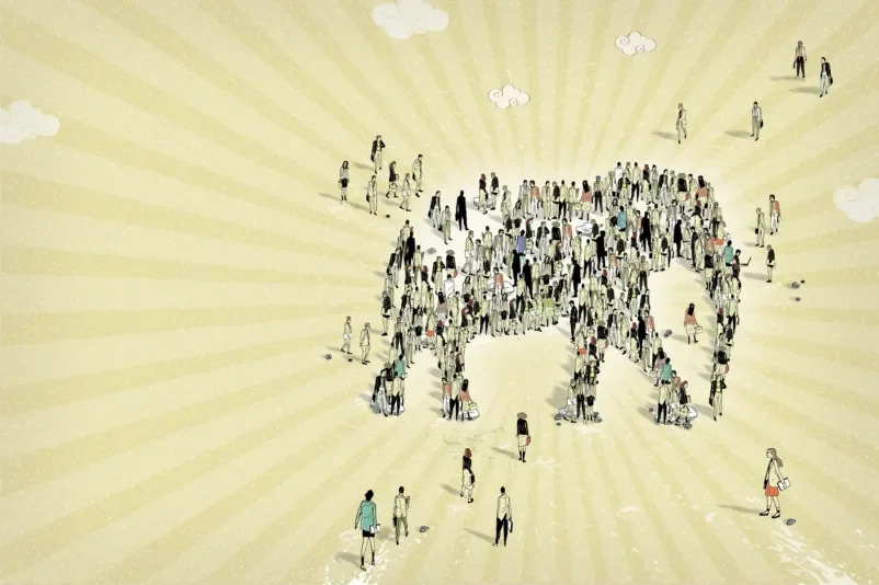 Fortune 500 business illustration system