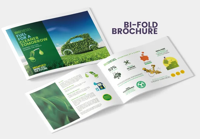 Biodiesel Brochure research communication design
