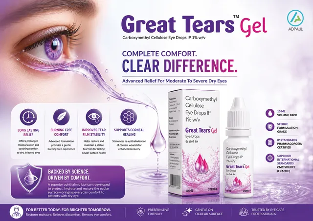 Great Tears Gel Campaign research communication design