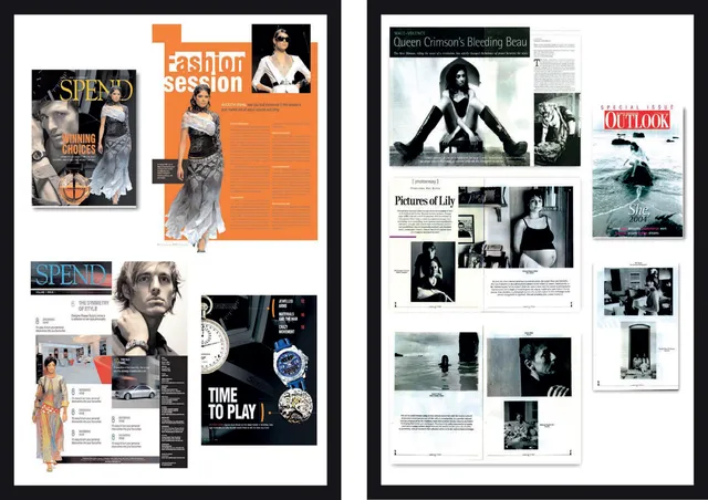 Style Editorial Spreads research communication design
