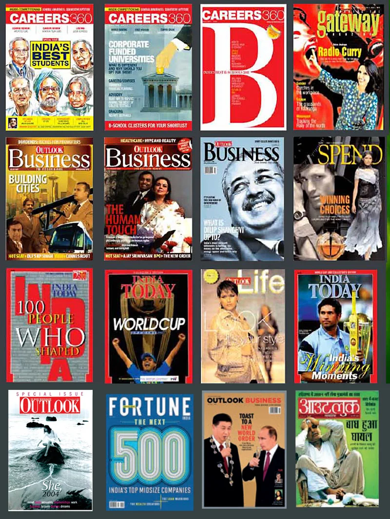 Careers360 magazine layouts designed by Indak Digital